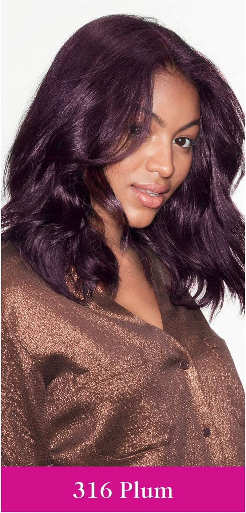 L'Oréal Paris Casting Crème Gloss Semi-Permanent Hair Dye, Ammonia-Free Formula & Honey-Infused Conditioner, Glossy Finish, Colour for up to 28 Shampoos, Pack of 3, Colour: 316 Plum